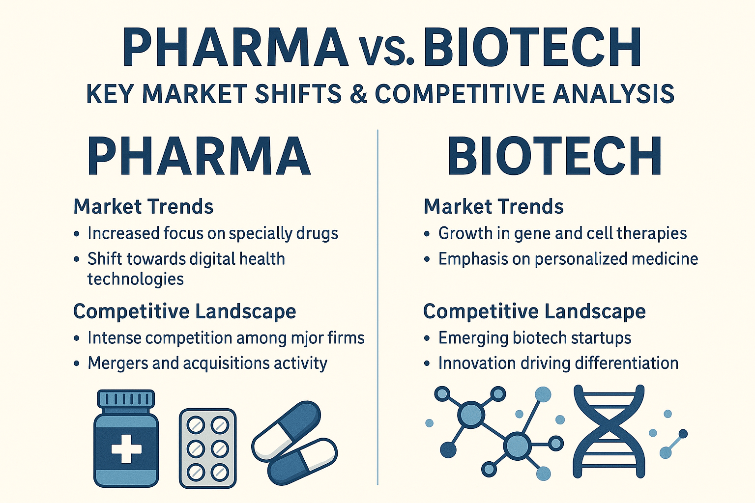 Pharma vs. Biotech: Key Market Shifts
